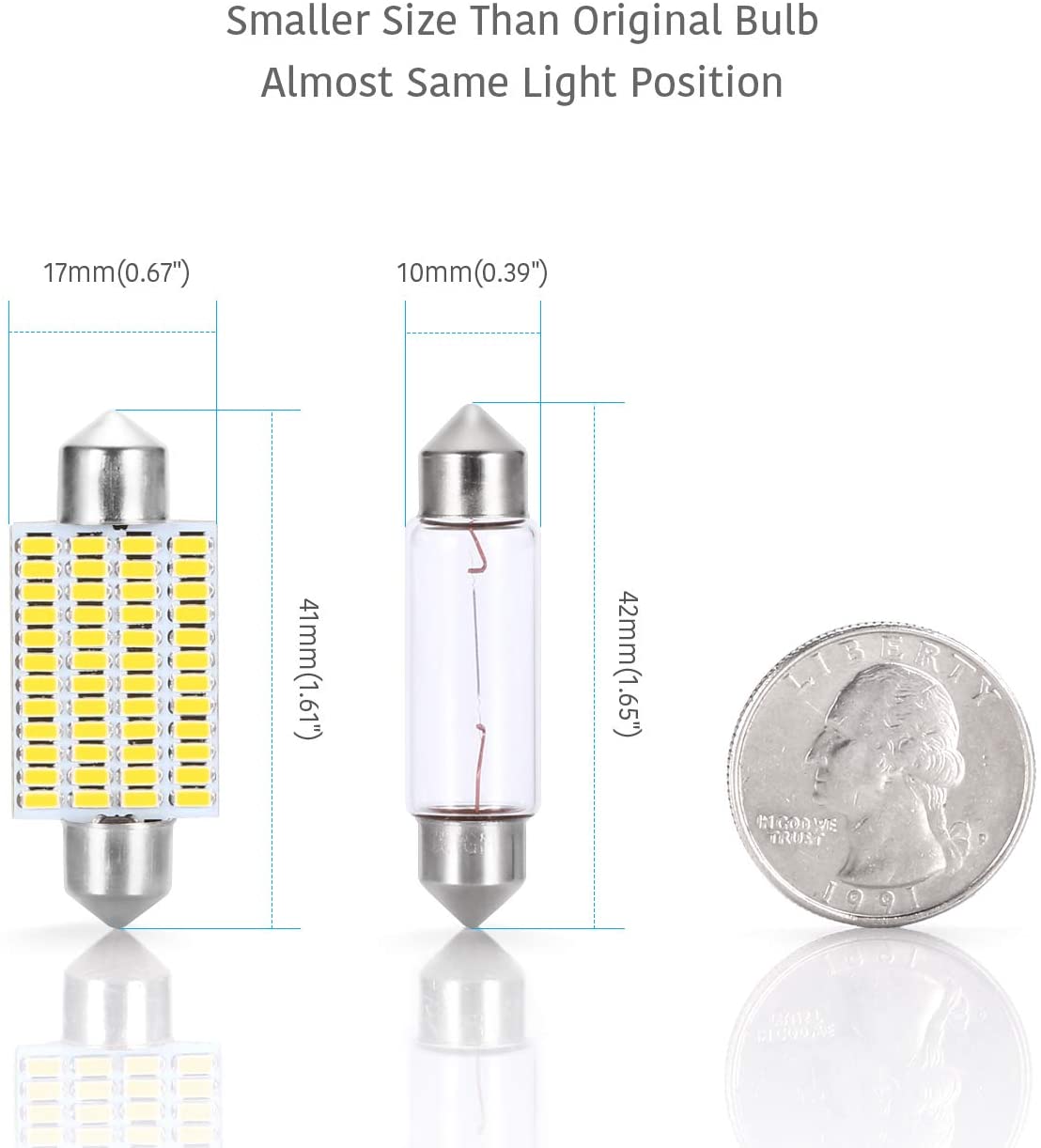 Osram LEDriving SL 41mm C10W LED festoon bulb - White 6000K